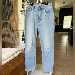 Madewell Curvy Perfect Vintage Jean Light Wash 27